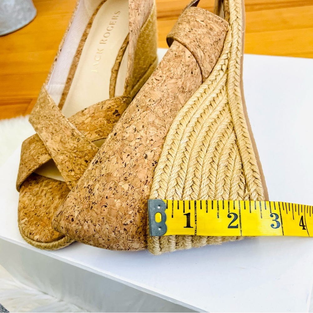 Jack Rogers Palmer Wedge Espadrille Sandals, EUC - Picture 11 of 14